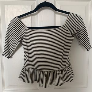 Peplum Crop Top